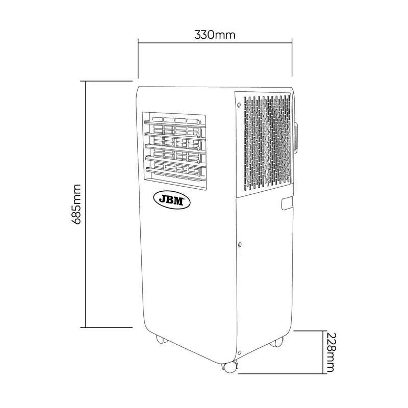 Aire acondicionado portátil  -  JBM JBM AIRE ACONDICIONADO