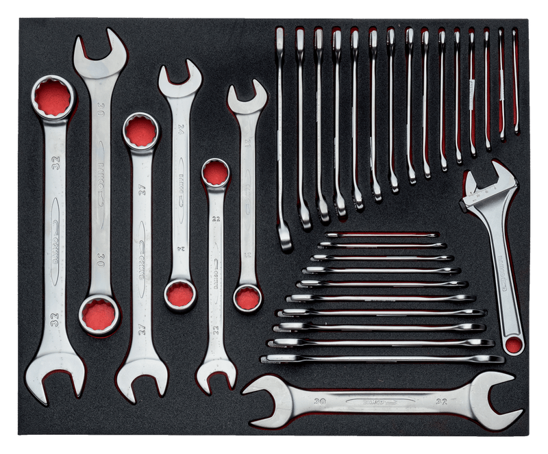 Composición en 5 foams de herramientas para automoción (196 piezas)- BAHCO Bahco