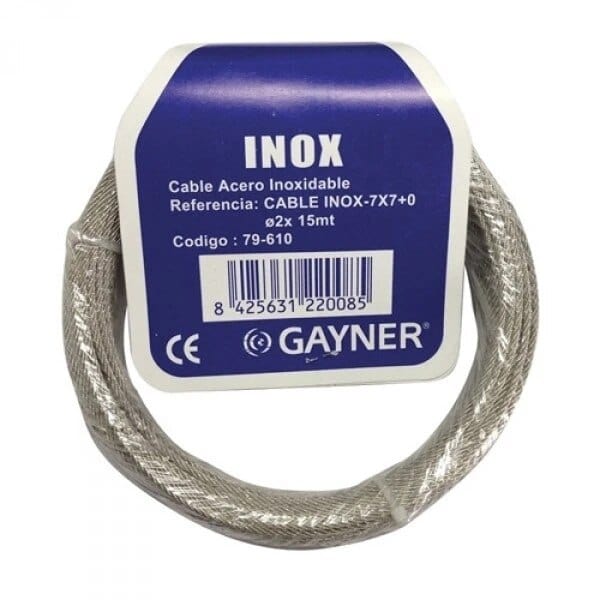 Cable inox 7X7+0 AISI-316  -  GAYNER Gayner CABLE CARGA