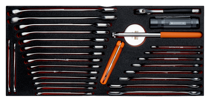 Caja metálica con 146 herramientas en foam  -  BAHCO Bahco Caja herramientas