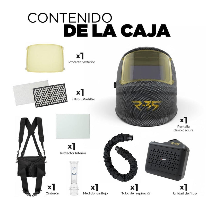 Careta HELLMET R-35 FLOW -  SOLTER Solter Careta soldar