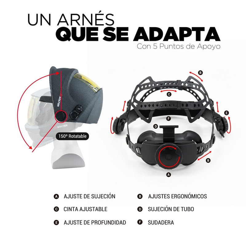 Careta HELLMET R-35 FLOW -  SOLTER Solter Careta soldar