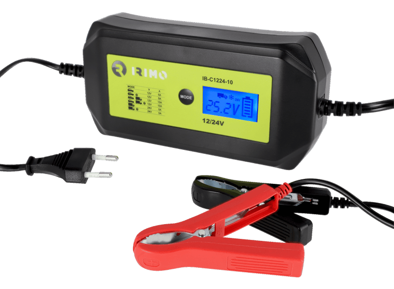 Cargador/Mantenedor Automático Dual para Baterías de 6V y 12V - BAHCO BAHCO Cargador de baterías