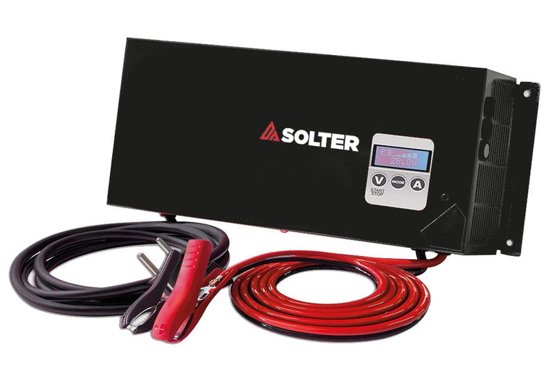 Cargador profesional automático SOLFLASH 30A 12-24V HF - SOLTER Solter Cargador de coche