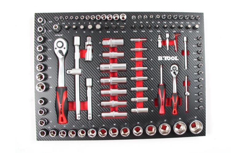 CARRO DE HERRAMIENTAS BTC172 CON 172 HERRAMIENTAS - B.TOOL B.Tool carro de herramientas