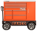 Carro especial de 53", con 8 cajones y armario lateral  -  BAHCO BAHCO carro de herramientas
