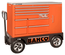 Carro especial de 53", con 8 cajones y armario lateral  -  BAHCO BAHCO carro de herramientas