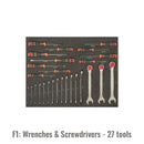 Carro 6 cajones 26" con 198 herramientas -  BAHCO Bahco Carro herramientas