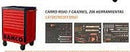Carro 7 cajones rojo con 206 herramientas  - BAHCO BAHCO Carro herramientas