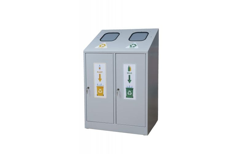 Papelera de reciclaje PR3  -  METALWORKS METALWORKS CONTENEDOR RECICLAJE