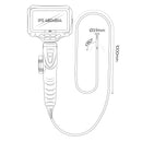 Endoscopio bidireccional con pantalla IPS, cámara HD e iluminación LED - JBM JBM Endoscopio