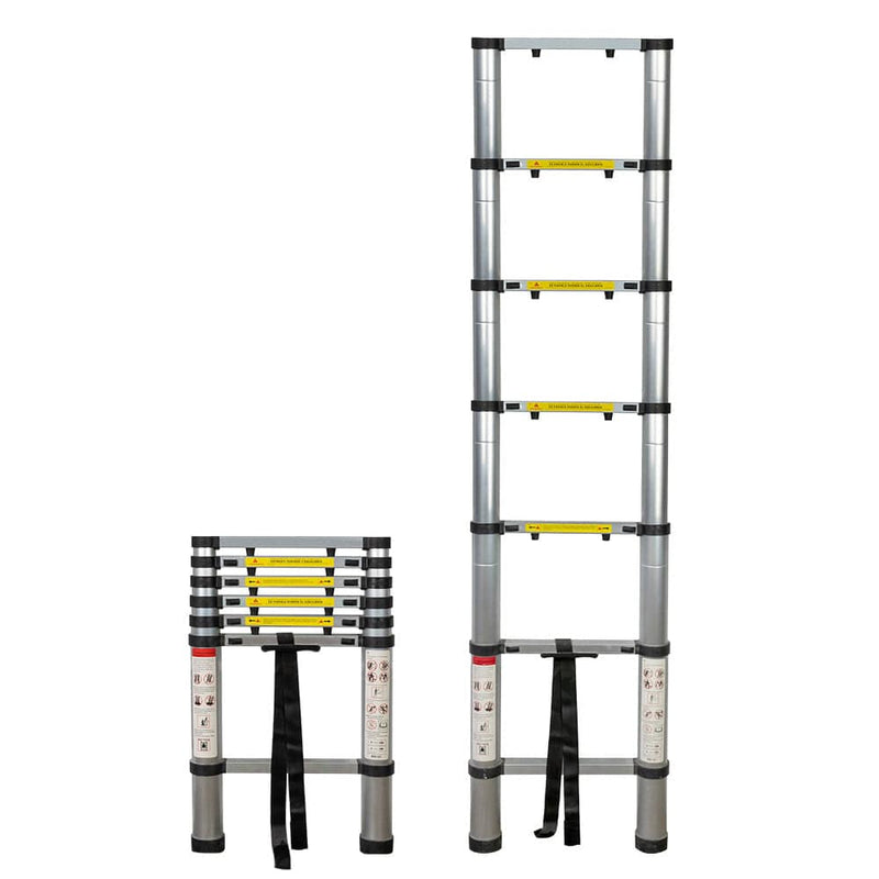 Escalera telescópica 6 pasos - JBM JBM Escalera