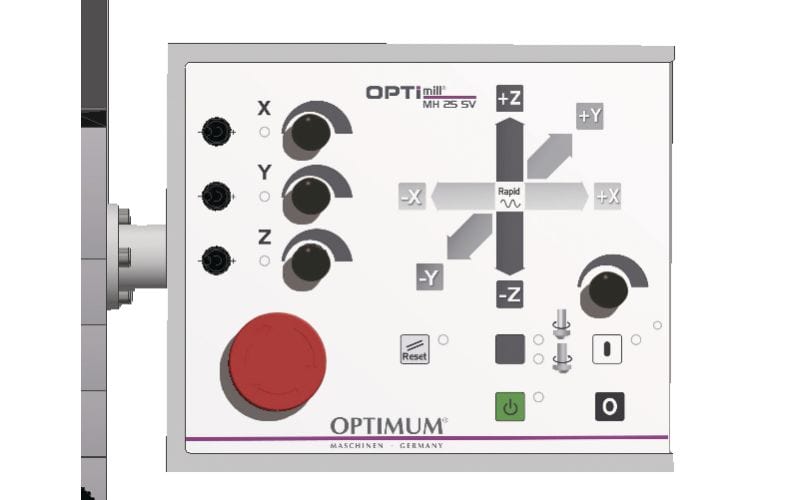 Fresadora de sobremesa MH 25 SV  -  OPTIMUM (A CONSULTAR) Optium Fresadora eléctrica