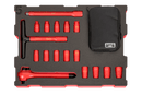 Composición de herramientas aisladas en maleta rígida "heavy duty" (79 piezas) -BAHCO BAHCO HERRAMIENTAS AISLADAS