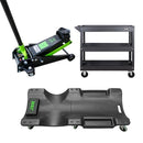 Set gato hidraúlico + carro 3 bandejas + Camilla  -  JBM JBM Herramientas varias