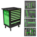 Carro 7 cajones +Grúa 2T+Gato hidraúlico 3,5T +Caballetes 3T +Gato foso - JBM JBM Herramientas varias