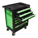 Carro 7 cajones +Grúa 2T+Gato hidraúlico 3,5T +Caballetes 3T +Gato foso - JBM JBM Herramientas varias