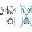 Juego taladros de núcleo c/mango Weldon  -  FERVI FERVI juego de brocas