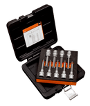 Juego vasos TORX® inviolable de 1/2" con punta, apto para motores - BAHCO BAHCO Juego de vasos