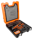 Juego de vasos mixt 1/4"-1/2" 81 Piezas - BAHCO BAHCO Juego de vasos