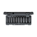 Juego de Vasos de Impacto de 1/2" largos. 10 pzas - GEDORE Gedore Juego de vasos impacto K 19 L-010