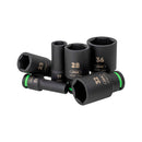 Set de 29 vasos de impacto largos hexagonales 1/2"  -  JBM JBM Juego de vasos impacto