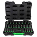 Set de 29 vasos de impacto largos hexagonales 1/2"  -  JBM JBM Juego de vasos impacto