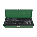 Juego de llaves de vaso de impacto 1/2″ (18 pzas.) - TOPTUL Toptul Juego de vasos impacto