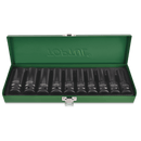 Juego de vasos de impacto 1/2″ largos- TOPTUL Toptul Juego de vasos impacto