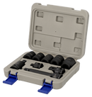 Juego de 9 vasos hexagonales de impacto de 1/2" - IRIMO Irimo Juego de vasos