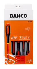 Juego destornilladores aislados 1000V Slim 5 unidades -  BAHCO BAHCO Juego destornilladores