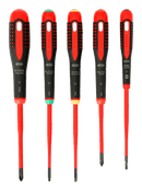 Juego destornilladores aislados 1000V Slim 5 unidades -  BAHCO BAHCO Juego destornilladores