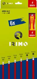 Juego destornilladores ranurados y Phillips aislados -  IRIMO Irimo Juego destornilladores
