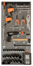Panel de herramientas con composición para automoción (62 piezas) - BAHCO BAHCO Juego herramientas