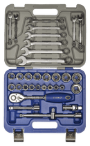 Juego vasos hexagonales 1/2" y llaves combinadas con 33 piezas Irimo IRIMO Juego vasos