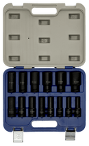 Juego de 14 vasos hexagonales de impacto de 1/2"  -  IRIMO IRIMO Juego vasos