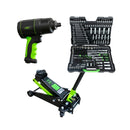 Kit pistola de impacto + Gato hidraúlico + Juego de vasos -  JBM JBM Kit herramientas