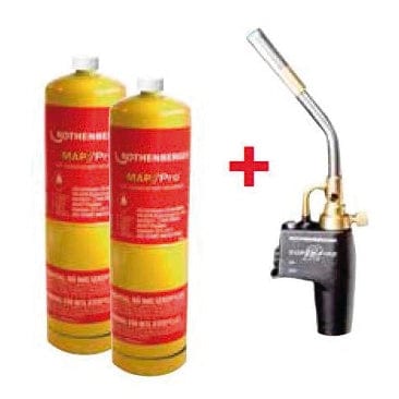 Kit soplete SUPER FIRE 2 + 2 MAPP US - ROTHENBERGER Rothenberger KIT SOPLETE