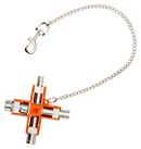 Llave 9 en 1 para armarios de control   -   BAHCO Bahco llave