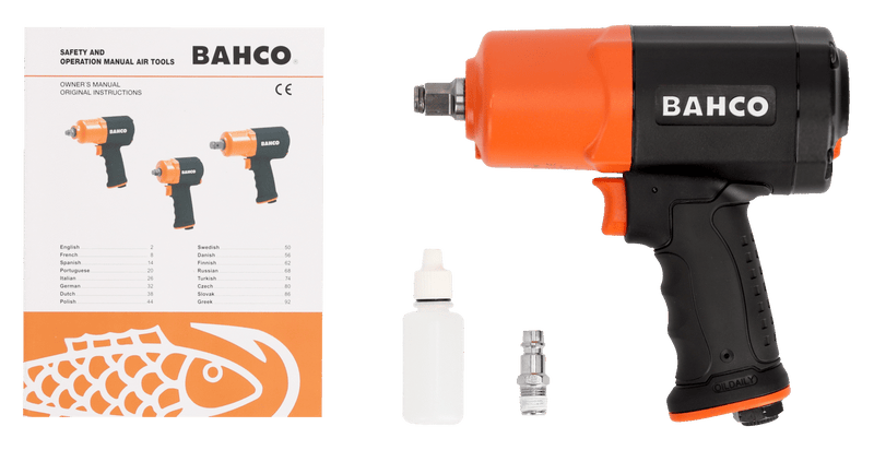 Llave de impacto 1/2"  -  BAHCO BAHCO Llave de impacto