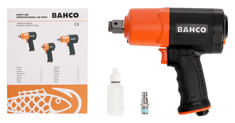 Llave de impacto 3/4"  -  BAHCO BAHCO Llave de impacto