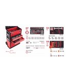 Trolley de 3 Módulos + 47 Herramientas  -  DOGHER DOGHER maleta herramientas