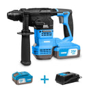 Martillo Perforador 20 V+cargdor 4 A 20 V+2 bateria 4AH 20 V+maleta - FERVI FERVI MARTILLO DEMOLEDOR