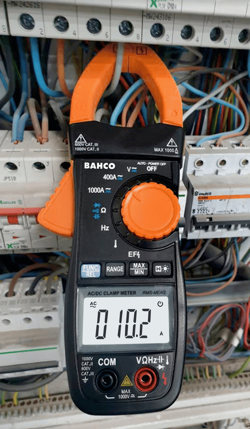 Pinza amperimétrica digital True RMS  -  BAHCO BAHCO Pinza amperimetrica medicion