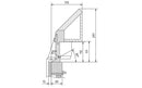 Plegadora de chapa manual FSBM 1020-20 HSG - METALLKRAFT Metallkraft Plegadora de chapa