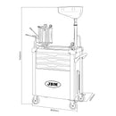 Carro recogedor de aceite con sistema de aspiración - JBM JBM Recogedor aspirador aceite