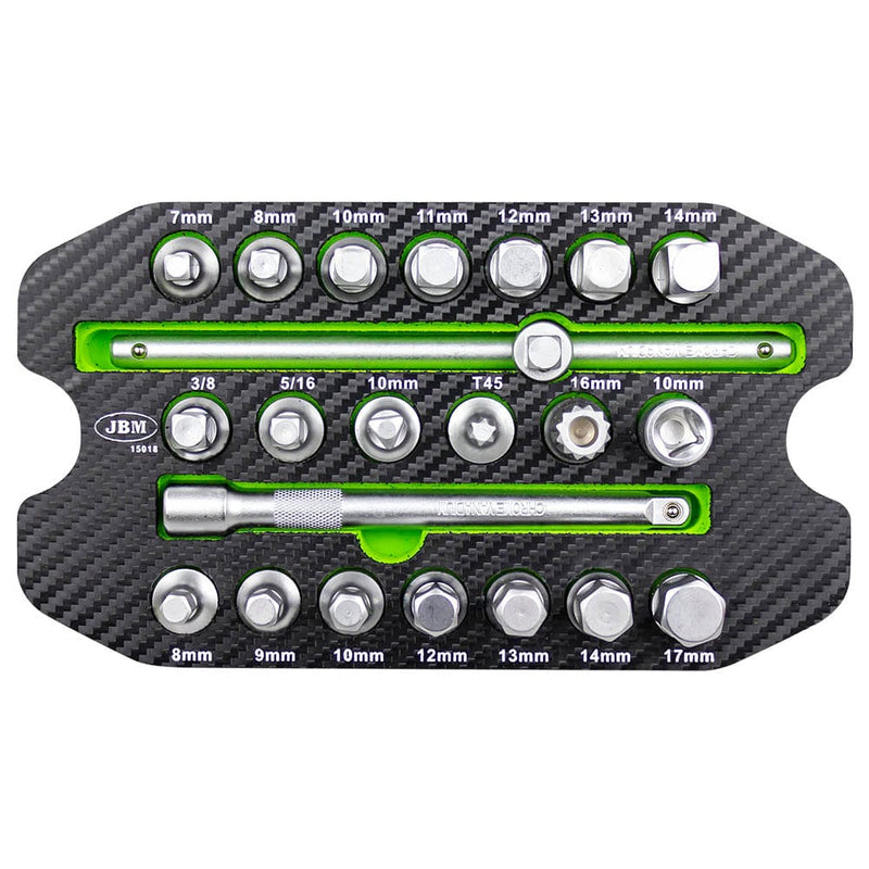 Recogedor de aceite +Juego vasos para tapones cárter+Extractor de filtros - JBM JBM Recogedor aspirador aceite