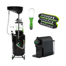 Recogedor de aceite +Juego vasos para tapones cárter+Extractor de filtros - JBM JBM Recogedor aspirador aceite
