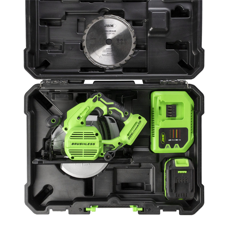 Sierra circular a batería con maletín  -  JBM JBM Sierra circular eléctrica