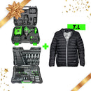 Set pistola impacto a batería + Jgo vasos hexagonales + REGALO  -  JBM Suministros Industriales GT